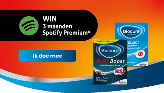 Biocure - WIN 3 maanden Spotify Premium>